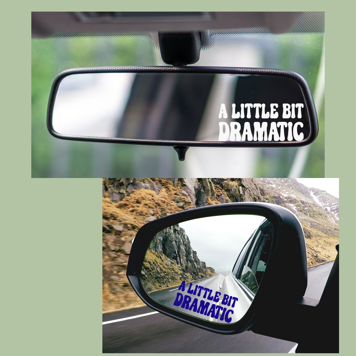 A Little Bit Dramatic Vinyl Decal