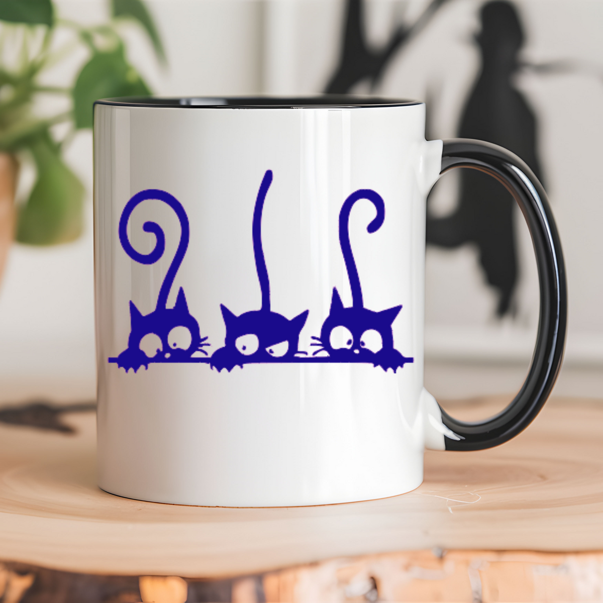 Peeking Cats Vinyl Decal