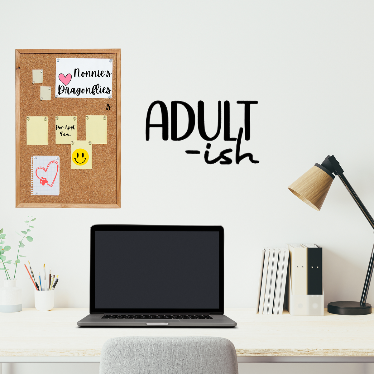Adult-ish Funny Quote Vinyl Decal