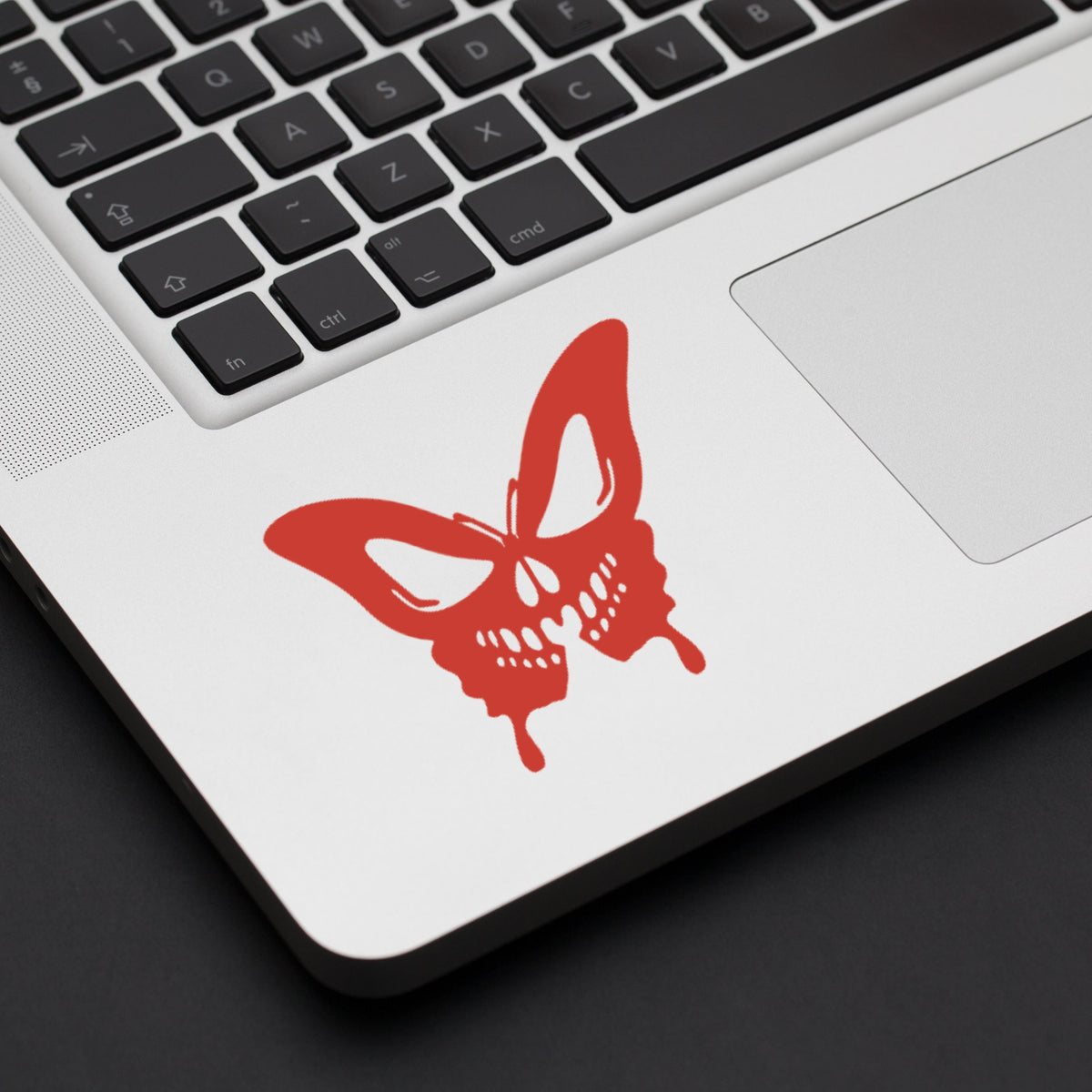 Butterfly Skull Vinyl Decal, Decal for Car Windows, Laptop, Phones, Water Bottle, Mug, Tumblers, Wall Art, Journals, Notebooks,  Skateboard