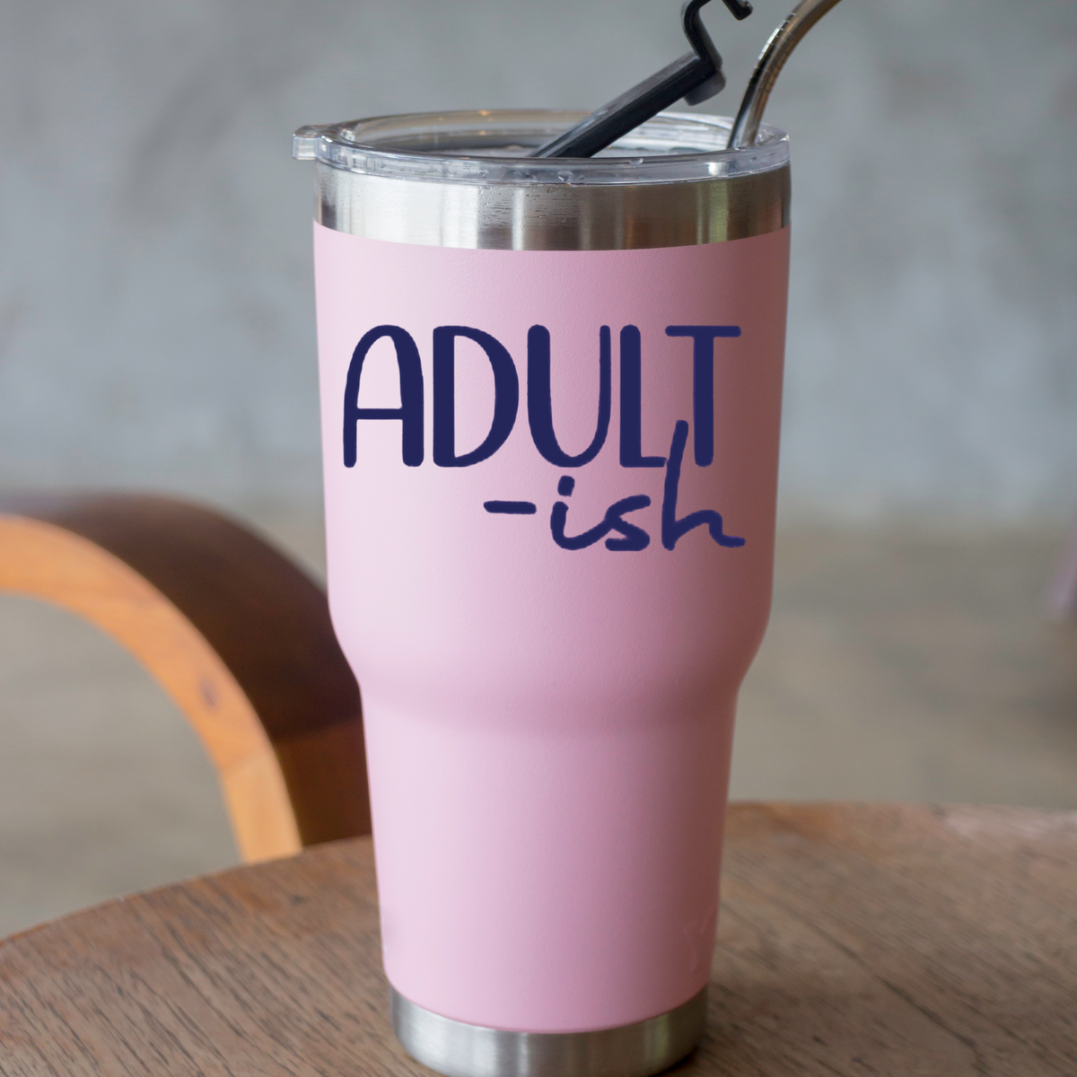 Adult-ish Funny Quote Vinyl Decal
