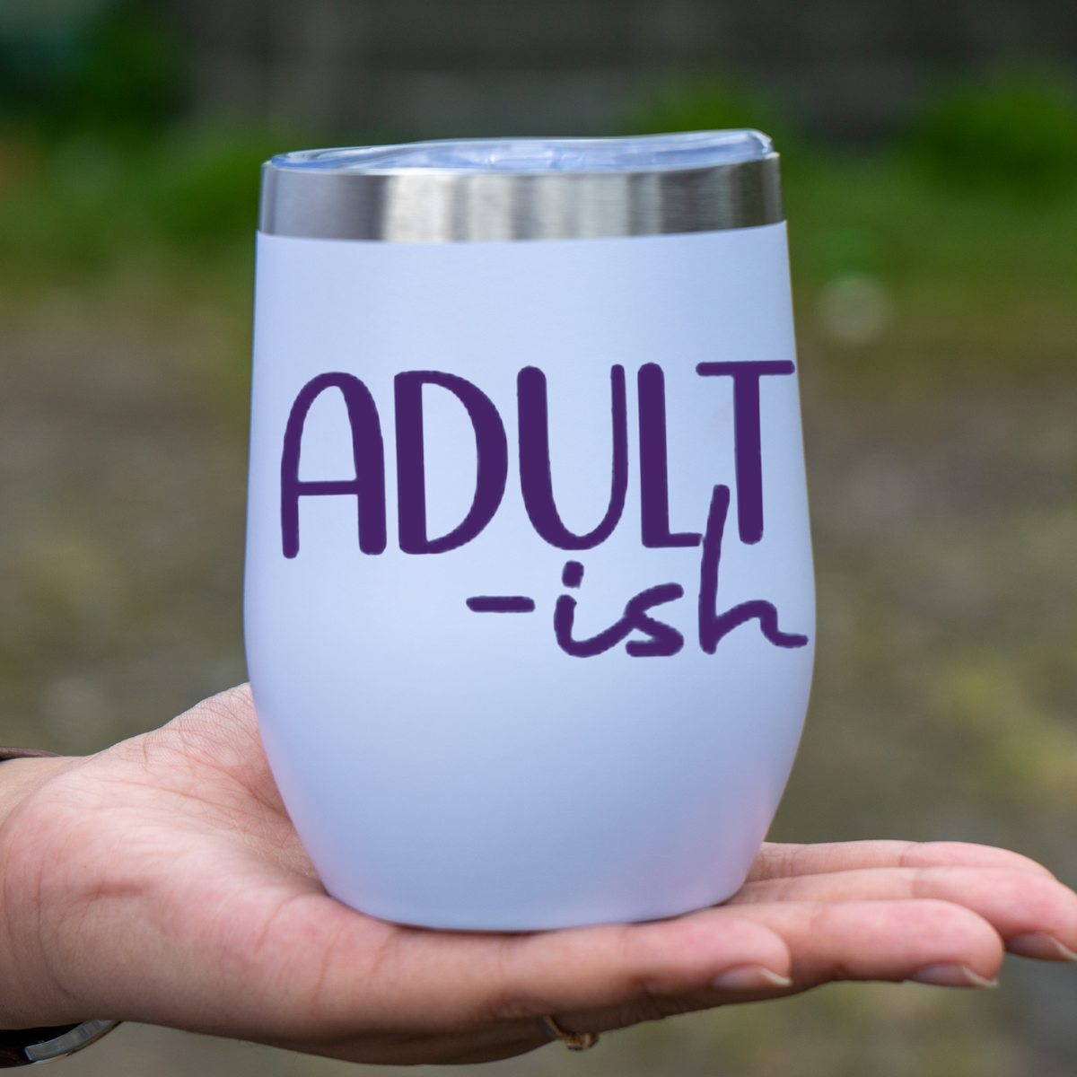 Adult-ish Funny Quote Vinyl Decal