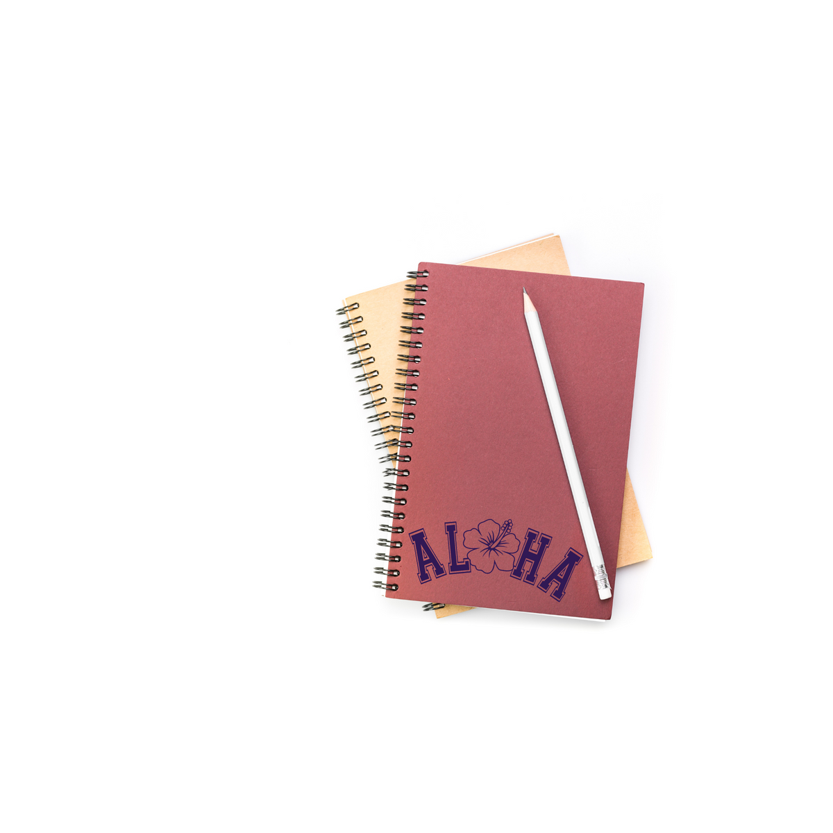 Aloha with Hibiscus Decal