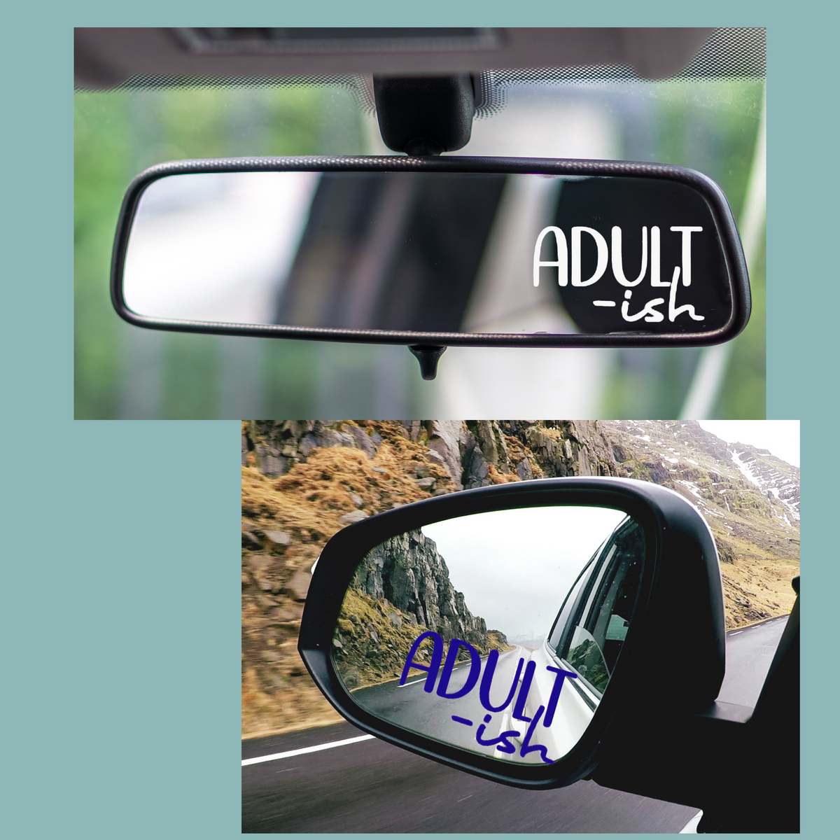 Adult-ish Funny Quote Vinyl Decal